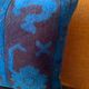 Vintage Turkish Wool Medallion Pillow, Hand-Knotted Rug Cushion