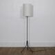 Lampadaire tripode en metal et laiton, 1970
