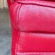 Chateau d'Ax red buffalo leather 3-seater sofa