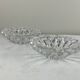 Pair of crystal ashtrays