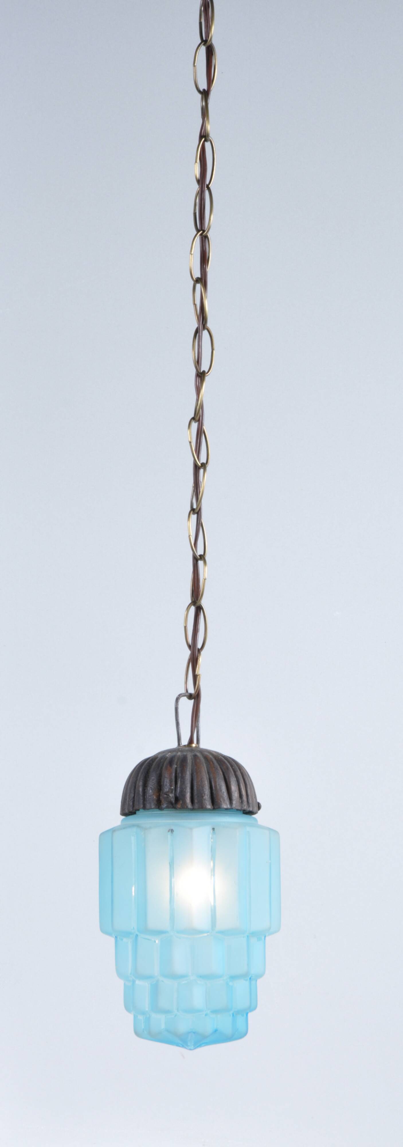 1930s Art Deco pendant light