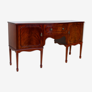 Cuban vintage buffet mahogany credence marquetry inlaid with beautiful quality