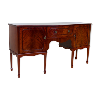 Cuban vintage buffet mahogany credence marquetry inlaid with beautiful quality