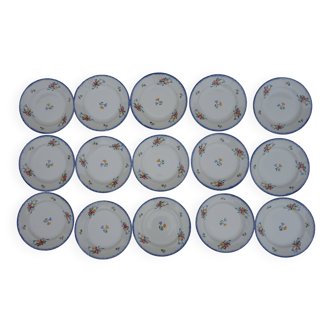 42 pieces of Sarreguemines and Digoin tableware – France – Didier