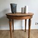 table d'appoint ronde en bois