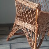 Rattan armchair