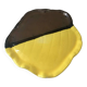 Assiette coupelle noire et jaune Vallauris