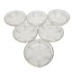 Vintage Art Deco dessert plates, 1930s, set of 6