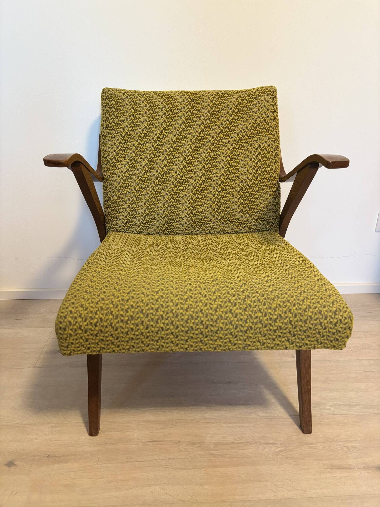 Mid-Century Lounge Chair by Meier, from Czechoslovakia 1960’s