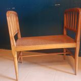 Bench end of bed cannage vintage style empire