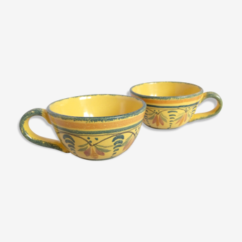 Duo de tasses Henriot Quimper