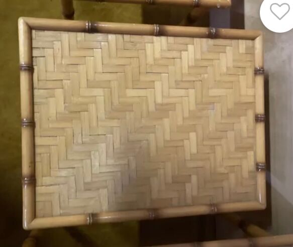 Bamboo trundle table