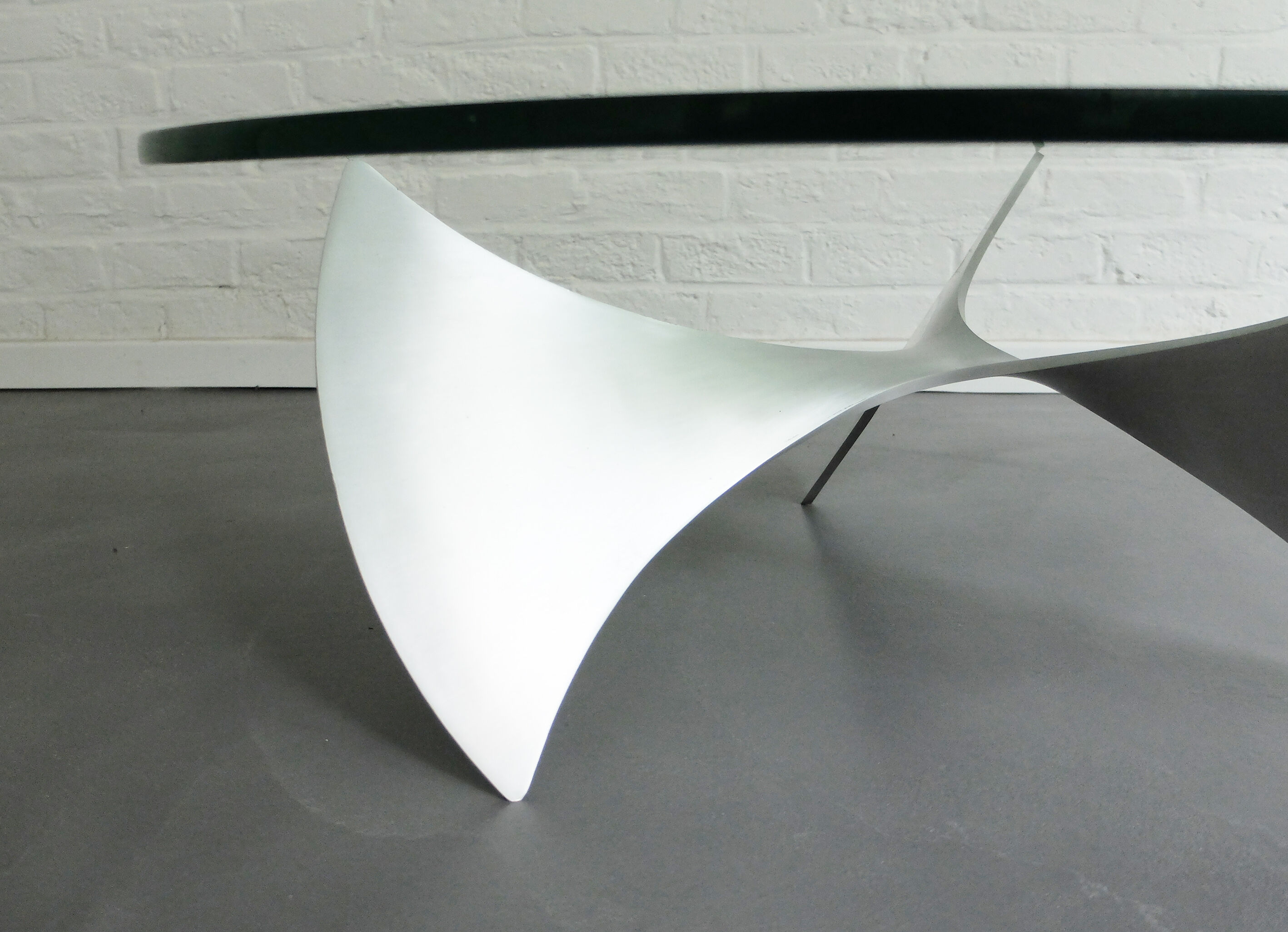 Coffee table propeller/propeller, Knut Hesterberg Ronald Schmitt, 1960s