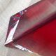 Vase verre de Murano rouge