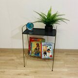 Perforated metal magazine rack