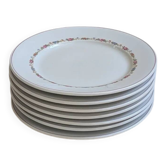 Set of 7 dessert plates