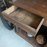 Authentic Old Craft Counter in Solid Oak - Panel Front