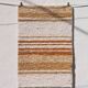 Tapis artisanal tissé main en coton recyclé - 40 x 60 cm