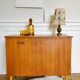 vintage Scandinavian Singer sideboard