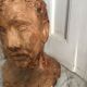 Vintage sculpted head to pose