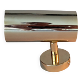 Modernist wall lamp in gilded brass, Italy 1970/1980.