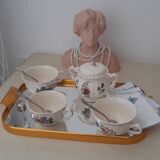 Cups and sugar bowl Sarguemines Agreste