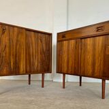 Vintage Danish buffets in rosewood from the 1960s.