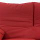 Maralunga 3-seater Sofa red by Vico Magistretti for Cassina, Italy
