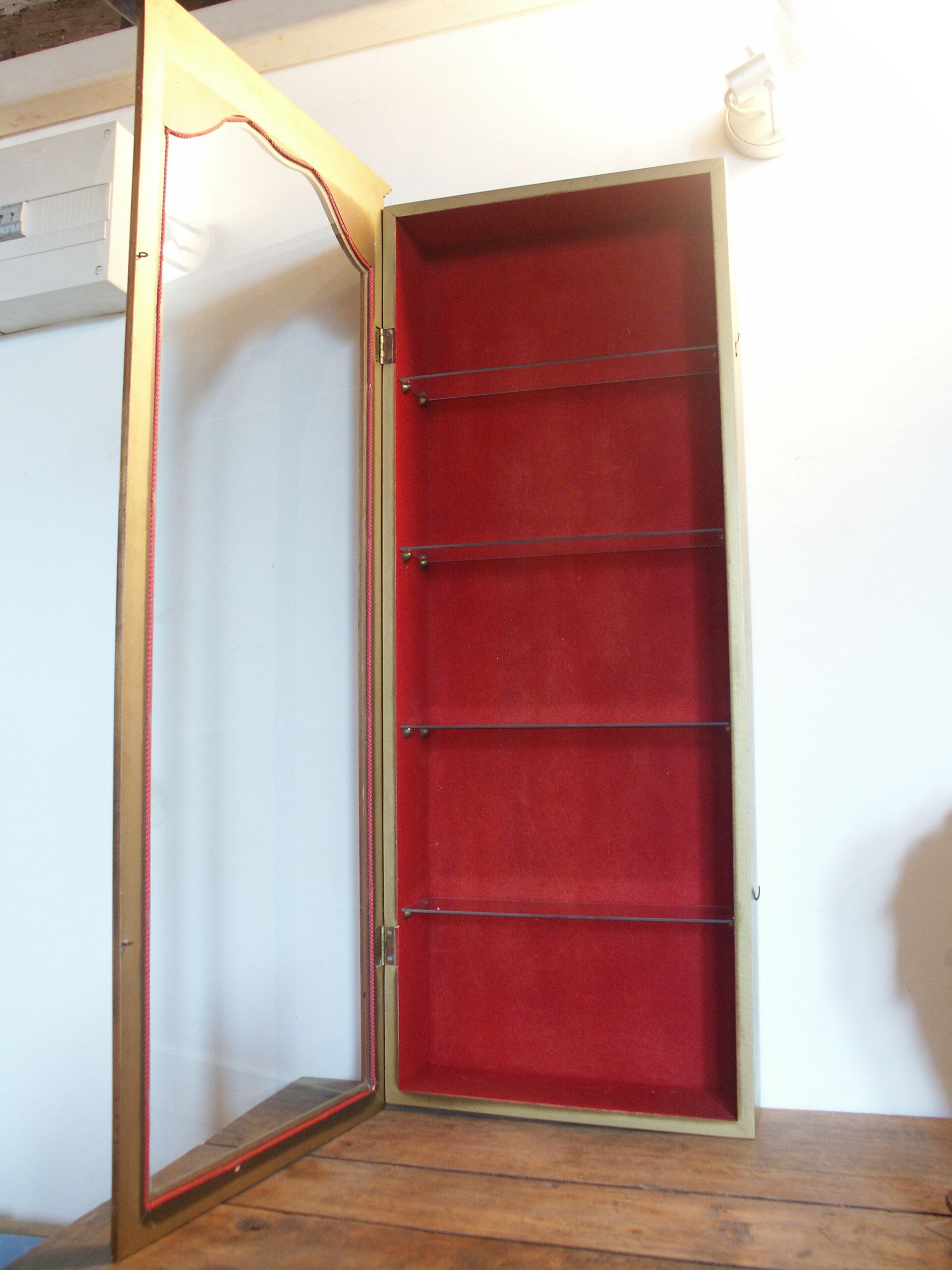 Wall showcase for collections