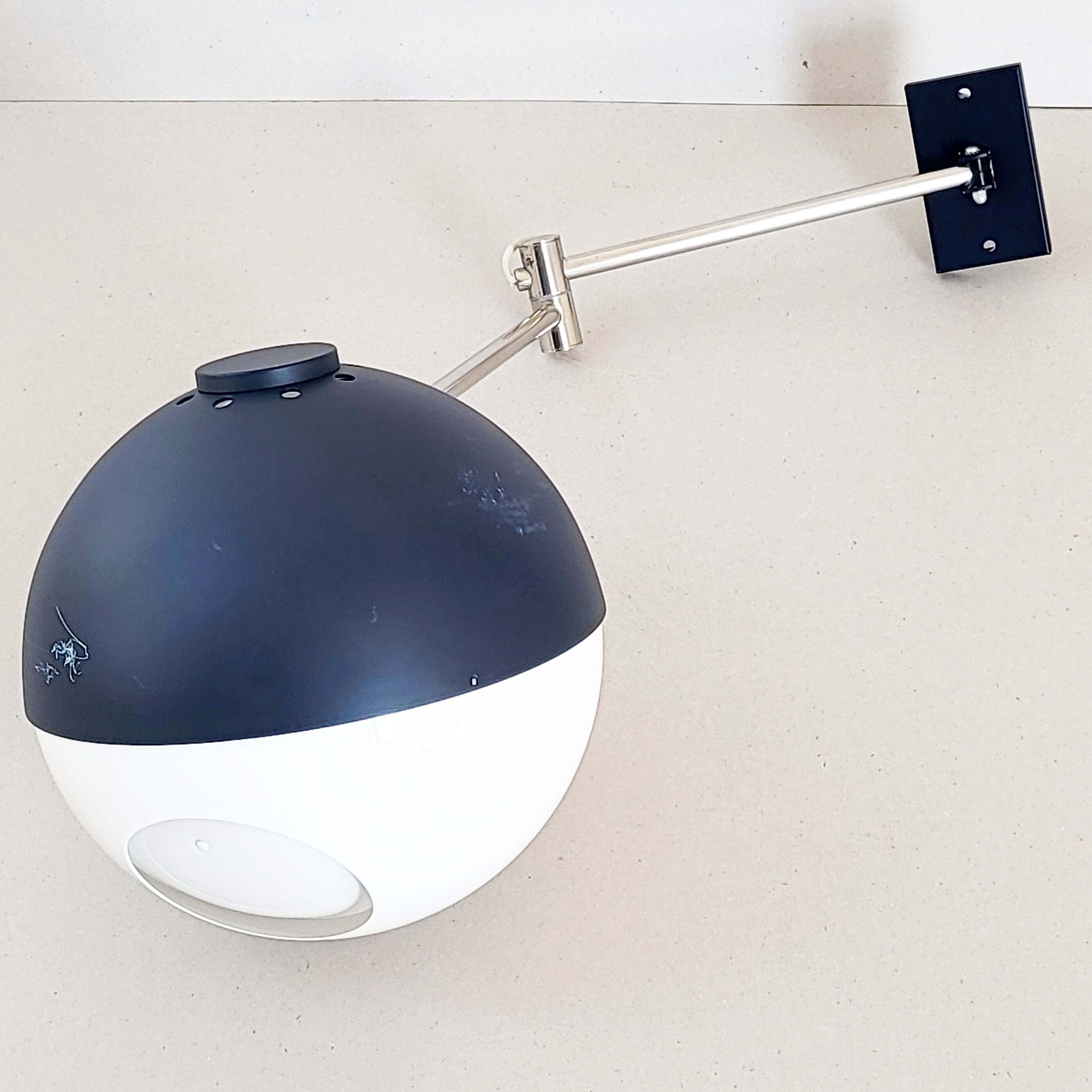 Articulated wall lamp space age vintage 1960