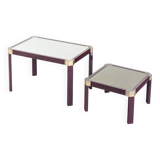 Vintage Regency Style Nesting Tables Attribution Roméo Rega France 70s