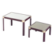 Vintage Regency Style Nesting Tables Attribution Roméo Rega France 70s