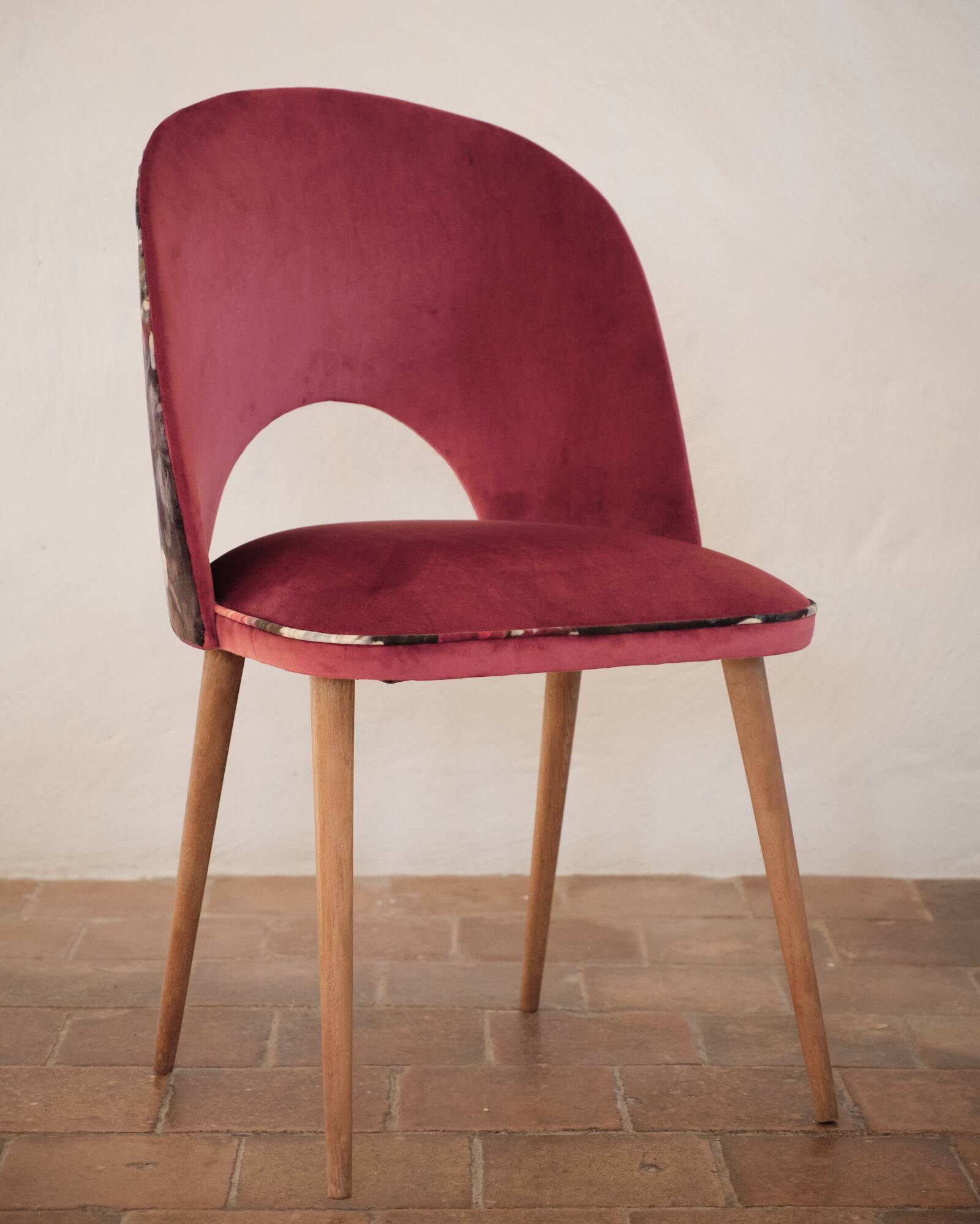 Restored vintage cocktail chair
