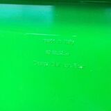 Tabouret coffre Space Age vert Olaf Von Bohr pour Gedy Italie années 60