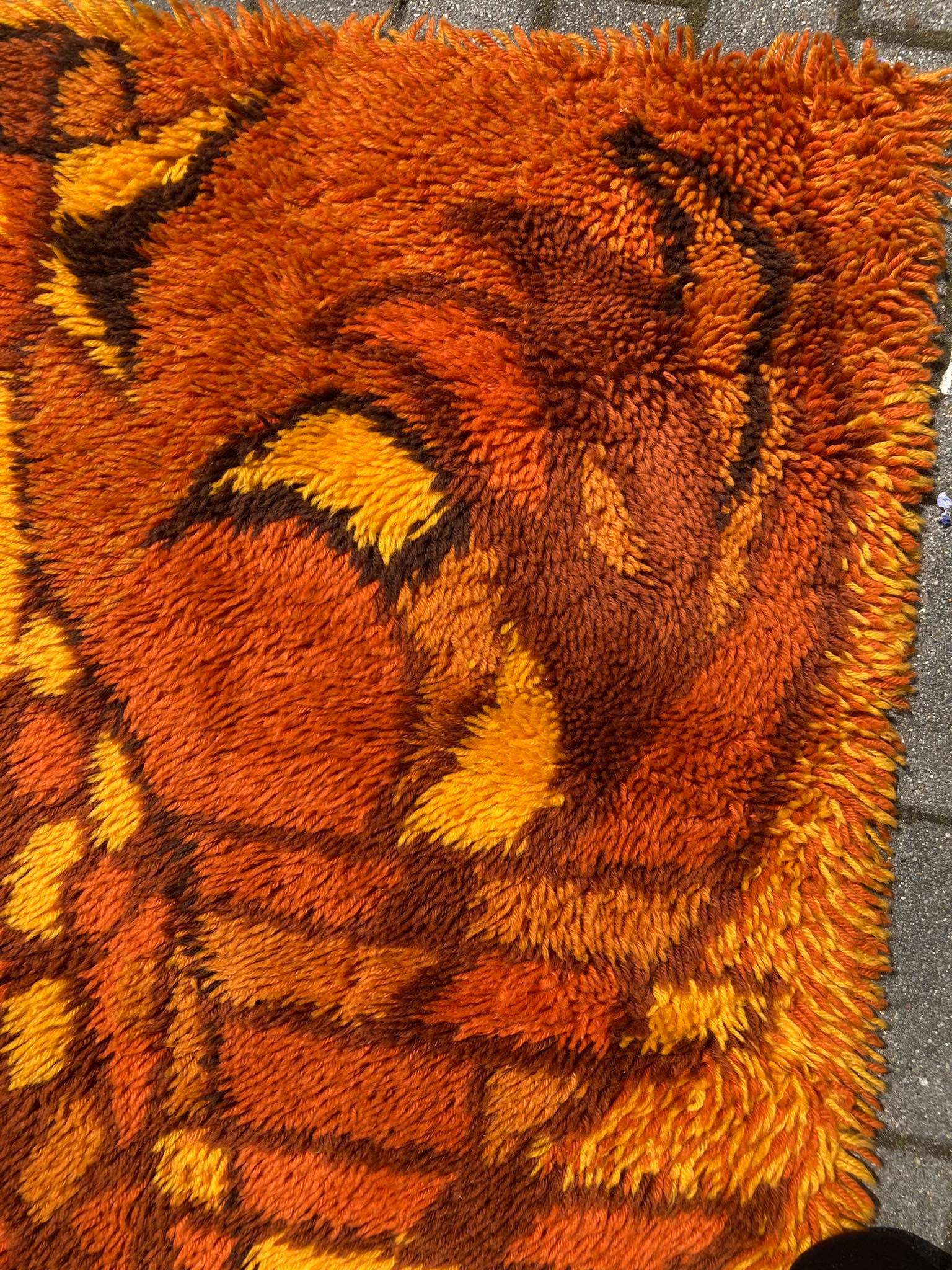 Ege taepper rya wool rug 1970