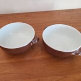 Set of 2 vintage Apilco bowls