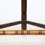 Traditional Swedish carved chair "Monkstol"