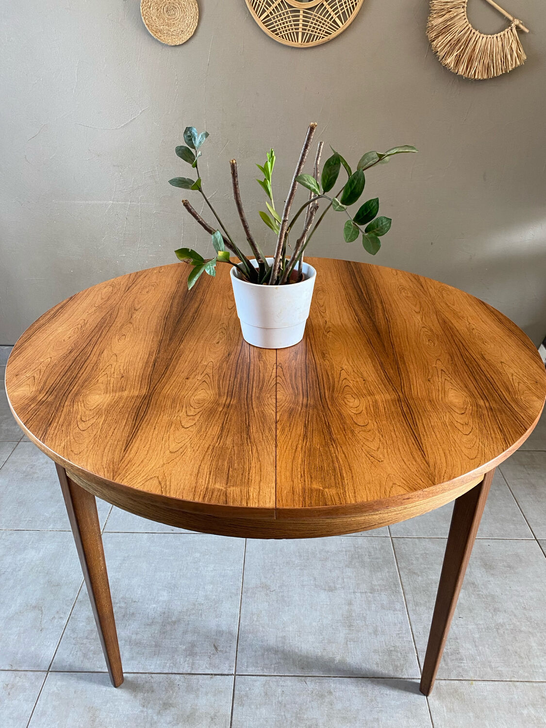 Vintage rosewood round table