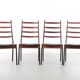 Suite of 4 Scandinavian rosewood chairs from Rio