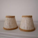 Set of cloth lampshades, with pliers