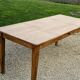 Table ferme chêne massif 80x185