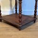 Three-Tier Shelf in Pitch Pine with Turned Columns and Spindles. Work