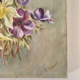 Ancient floral tableau