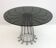 Gastone Rinaldi Mid-Century Modern Italian Chromed Metal Round Dining Table