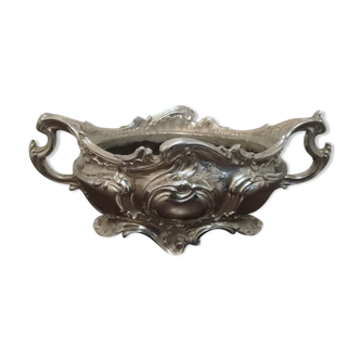 Vasque de style Rocaille en métal argenté