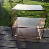 Vintage coffee table 70 with wheels