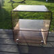 Vintage coffee table 70 with wheels