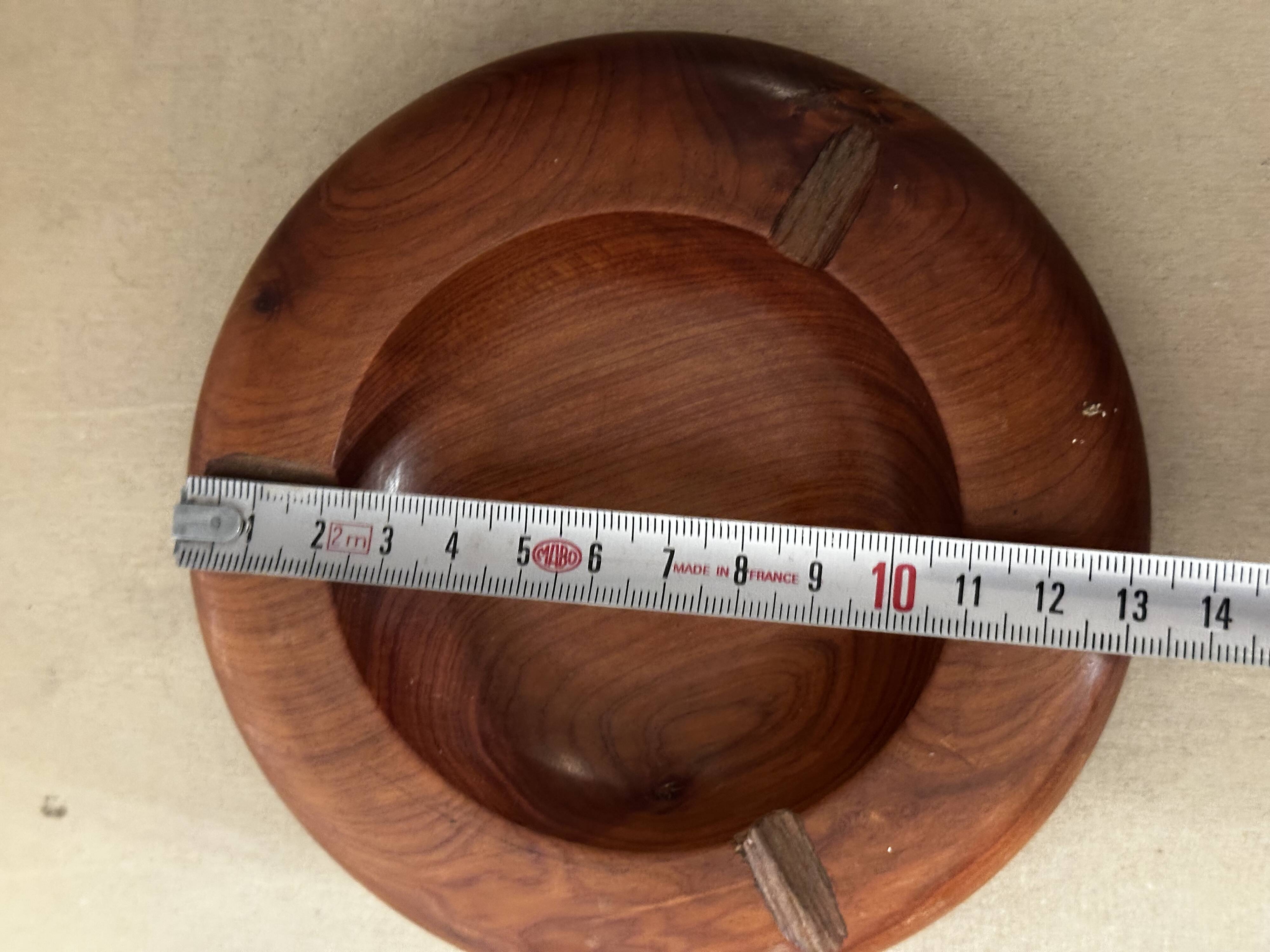 Solid Wood Ashtray/Trinket Tray - Vintage Handcrafted