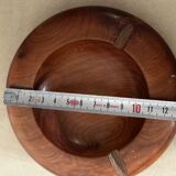 Cendrier / Vide Poche Bois Massif - Fabrication Artisanale Vintage