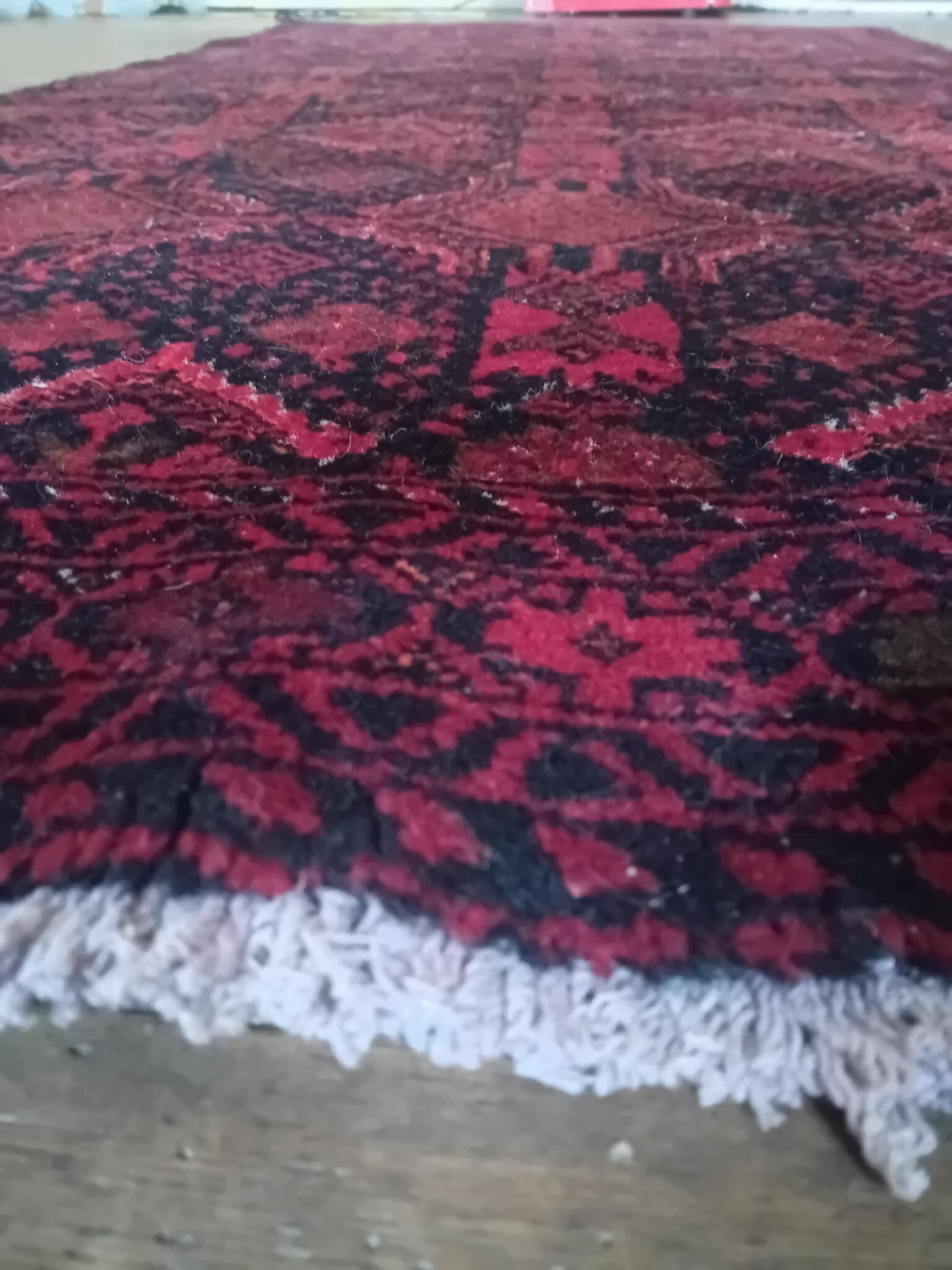 Handmade Persian Beluch Rug 198x105cm